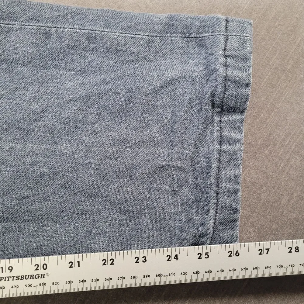 Levi's 501 Faded Black Mens Jeans‎ Grunge Skater Rocker Actual Size 34 x 26